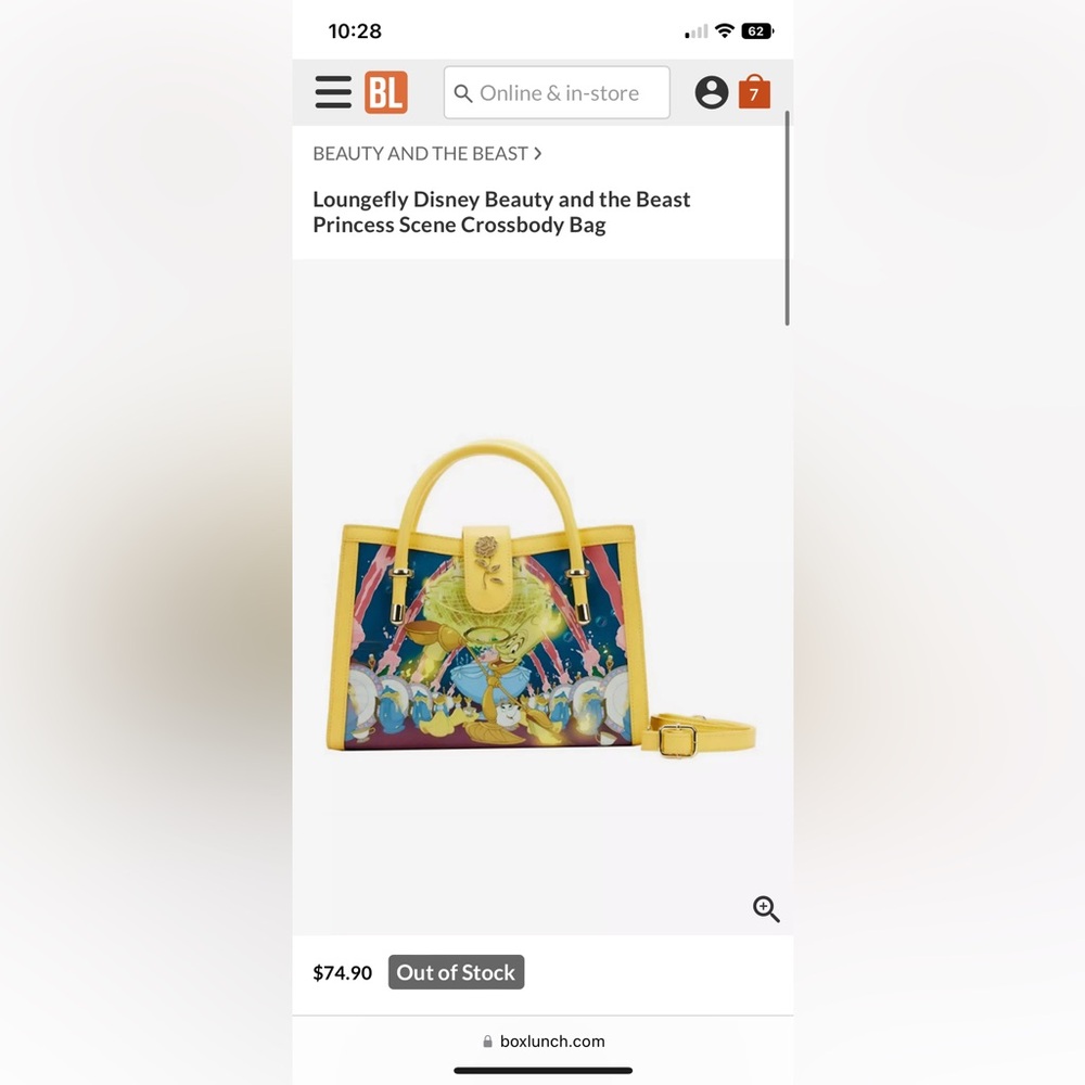 Loungefly Disney Beauty and the Beast Princess Sc… - image 6